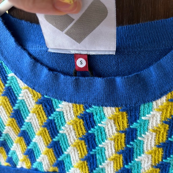 HAPPY SHEEP Crew Neck Cotton Sweater! NWT! - Picture 4 of 6